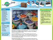 Tablet Screenshot of destinatours.com